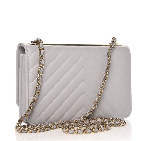 chanel wallet chevron|CHANEL Lambskin Chevron Quilted Wallet On Chain WOC.